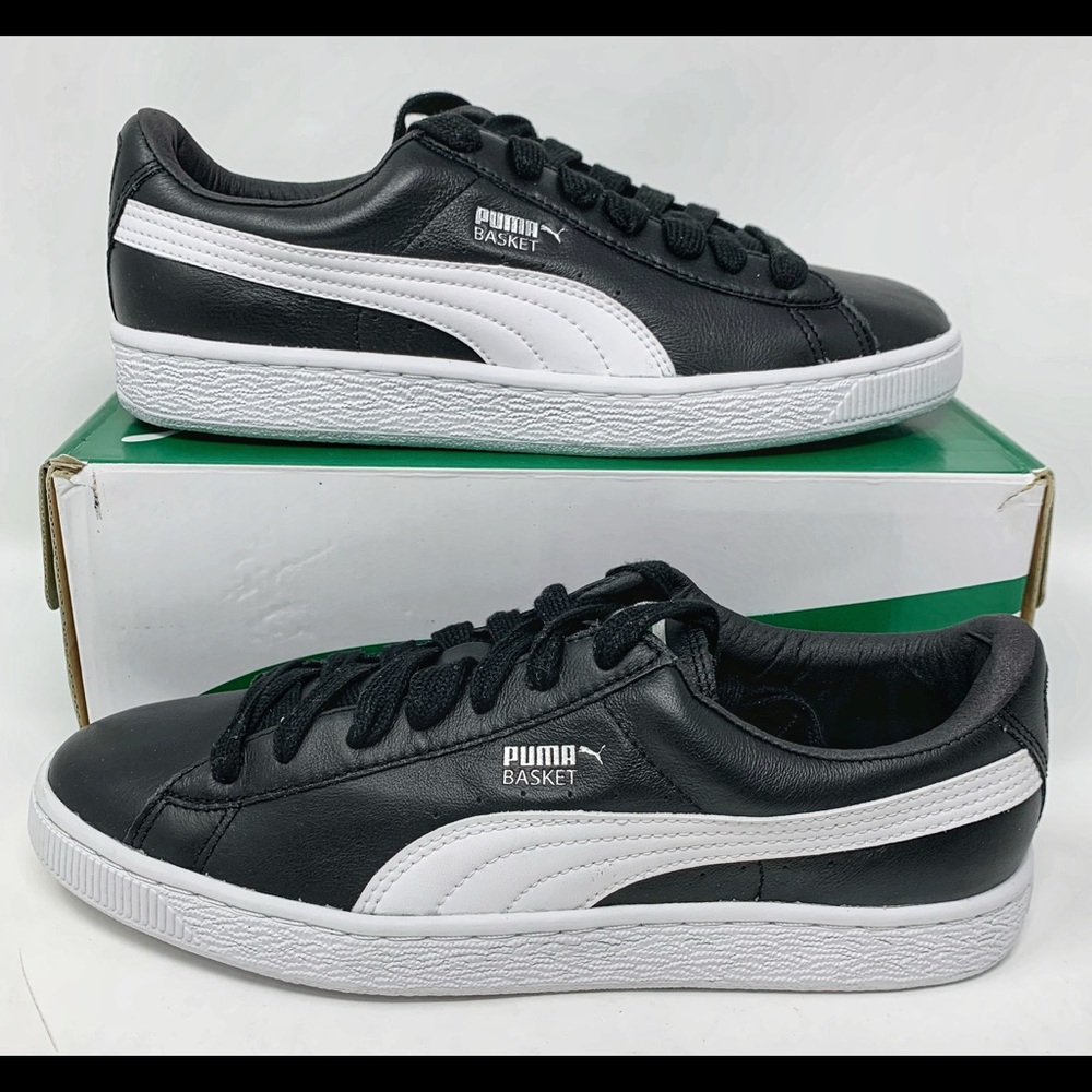 New Puma Basket Classic LFS Black/White 354367-21 - Picture 8 of 9